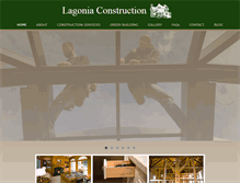 Tablet Screenshot of lagoniaconstruction.com